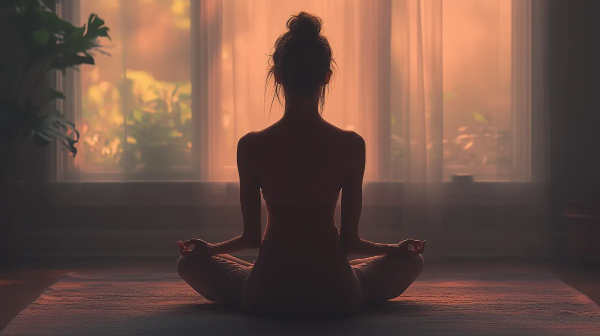 Grupo praticando mindfulness em sessão guiada